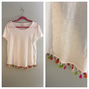 Westbound dressy T with tassels